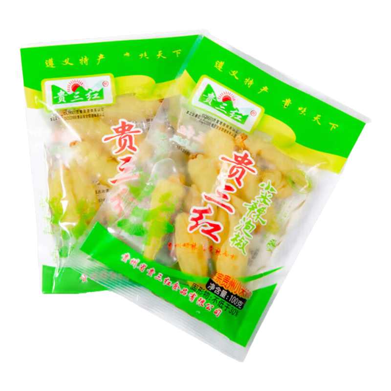 贵州贵三红 野山椒小米辣 100g/*1袋 0.97元包邮