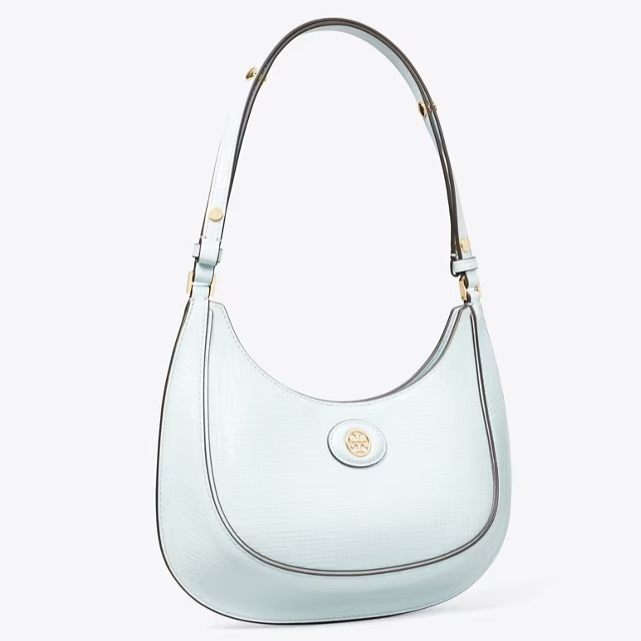 Tory Burch ROBINSON 新月包腋下包 山顶色 9折 $359（约2626元）