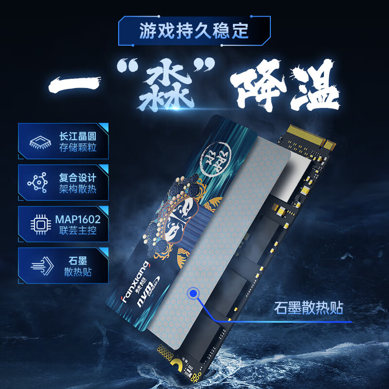 FANXIANG 梵想 1TB SSD固态硬盘长江存储晶圆 S790E 361.16元（需用券）