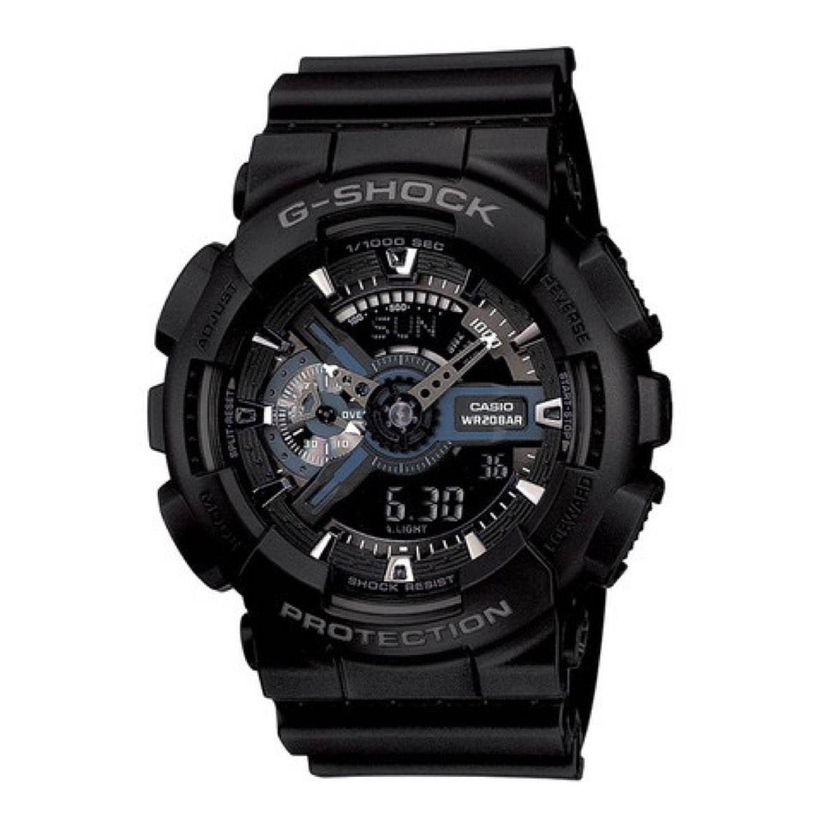 PLUS会员：CASIO 卡西欧 G-SHOCK系列 男士石英腕表 GA-110-1B 435.01元（需领券）