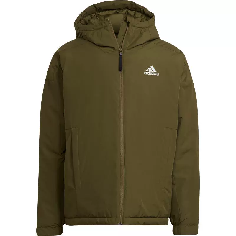 adidas 阿迪达斯 男装冬季保暖休闲连帽棉服防风运动服GT6557 ￥329