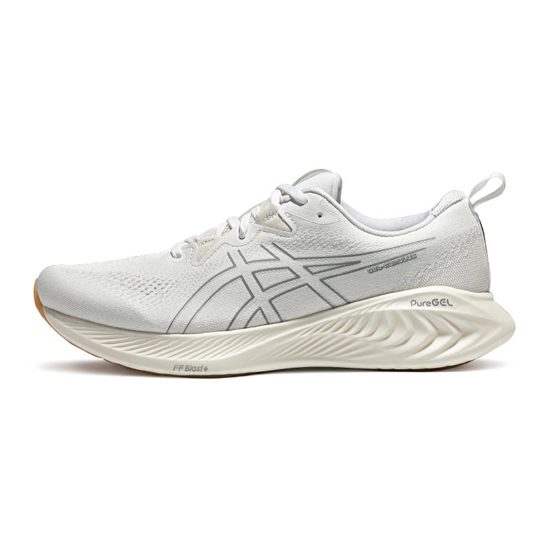 ASICS 亞瑟士 跑步鞋女鞋透氣緩震運動鞋耐磨回彈舒適跑鞋 GEL-CUMULUS 25 白色 3