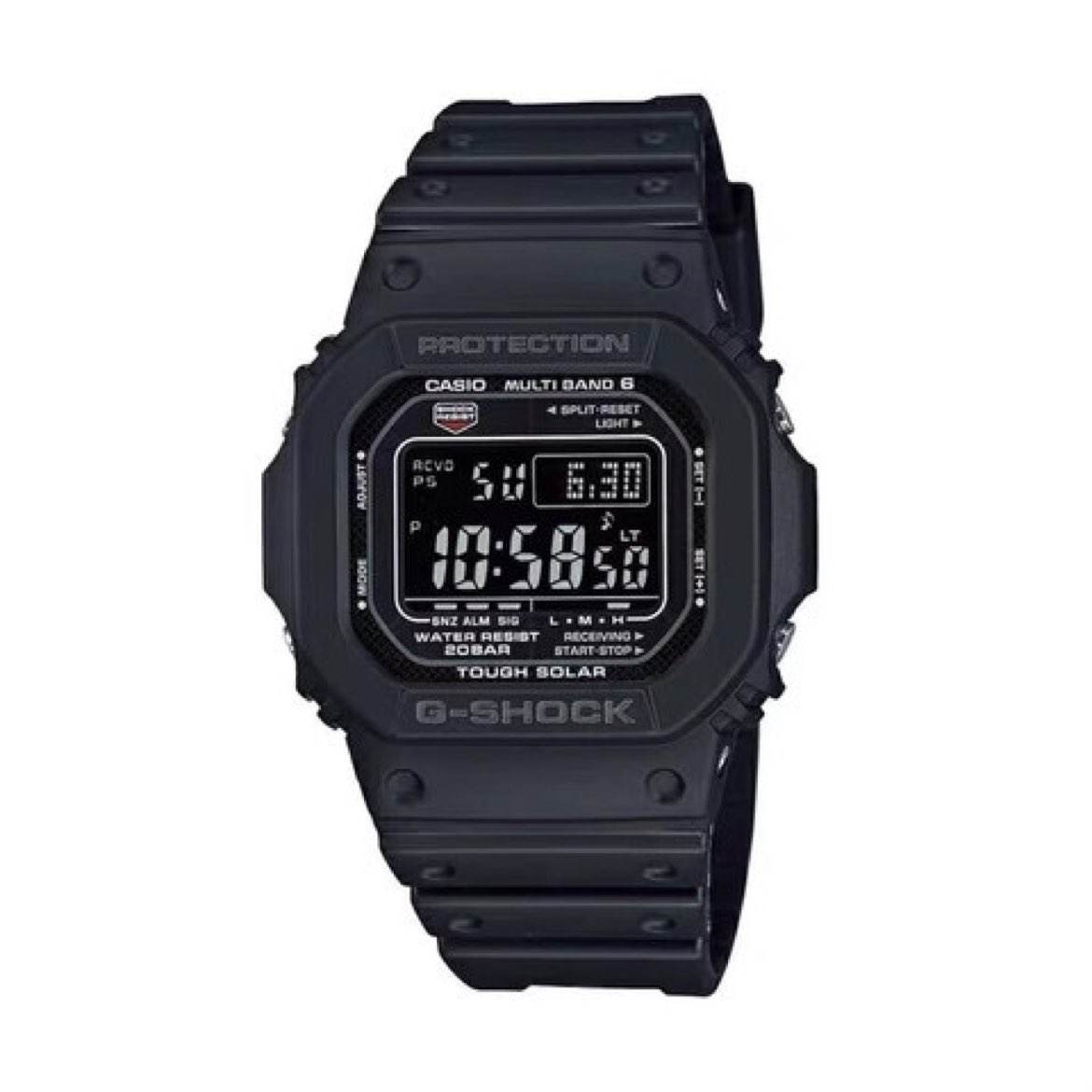 CASIO 卡西欧 G-SHOCK 经典系列 43.2毫米太阳能电波腕表 GW-M5610U-1B 583.56元包邮（