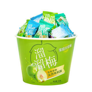 溜溜梅青梅西梅酸话梅子果干健康零食大礼包 家庭分享桶460g 29元