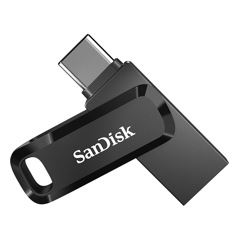 plus:闪迪 128GB Type-C USB3.2 手机U盘DDC3黑色 读速高达400MB/s 自动备份 手机电脑