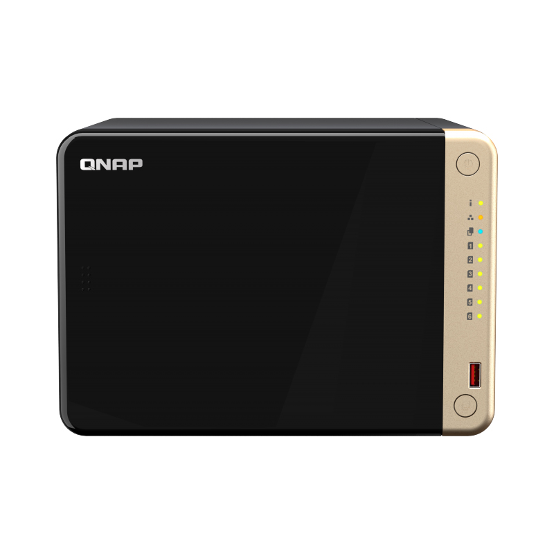 20点开始、3.8焕新：QNAP 威联通 TS-664 NAS存储 黑色（N5105 4GB） 5289元包邮（满