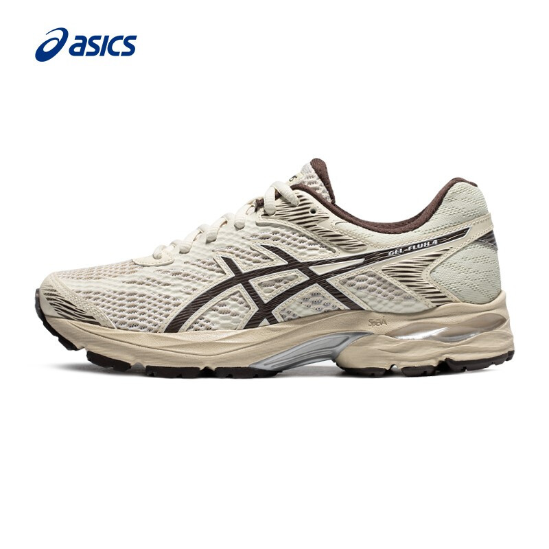 ASICS 亚瑟士 2021秋冬跑鞋女鞋缓震透气轻便运动鞋 GEL-FLUX 4 棕色 38 356.16元（