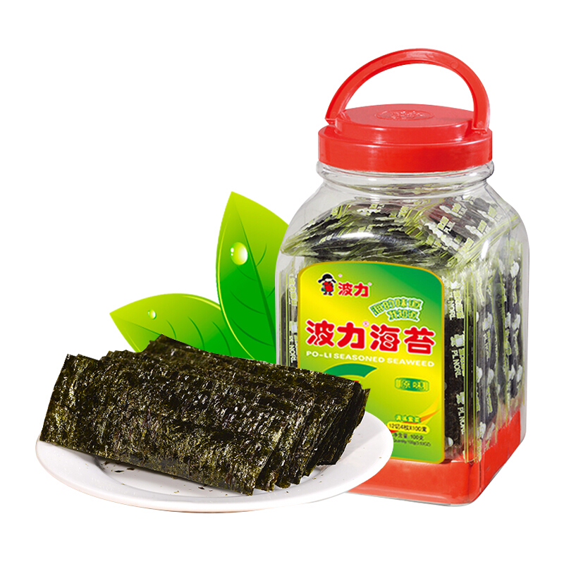 POLI 波力食品 波力海苔 原味 100g 55元