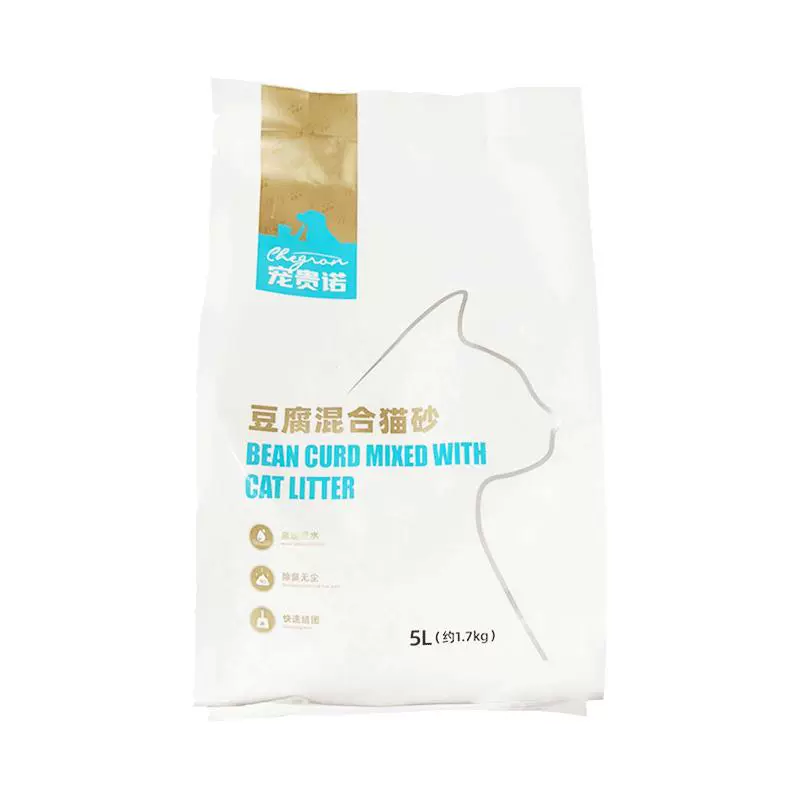 宠贵诺 混合豆腐猫砂 1.7kg*6包 ￥65