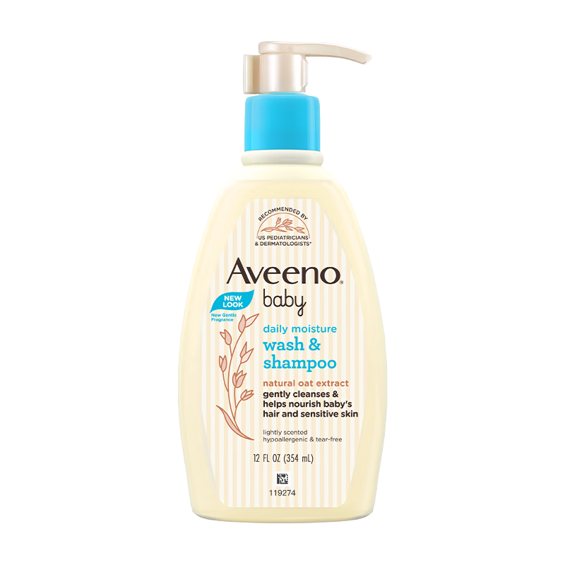 需首单、PLUS会员：Aveeno 艾惟诺 儿童沐浴露洗发水二合一 532ml 43.55元包邮（