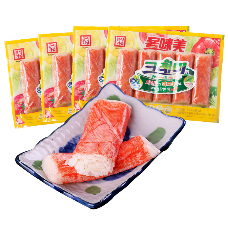 88VIP：客唻美 蟹味棒90g*4包 25.77元（需买2件，需用券）