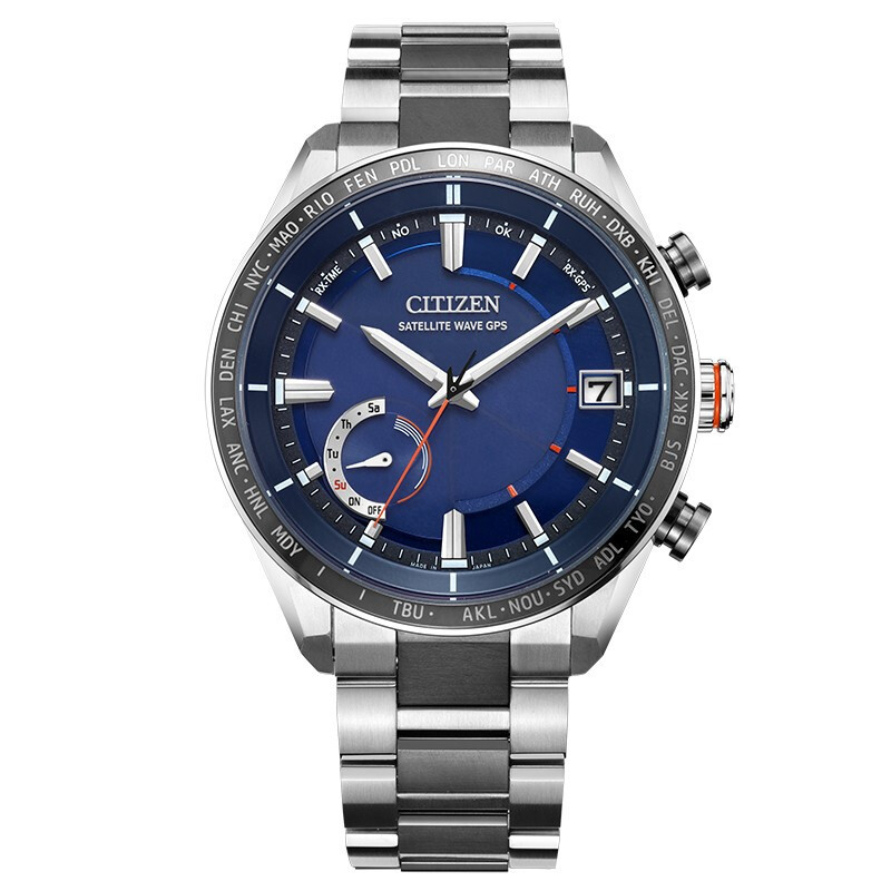 CITIZEN 西铁城 光动能卫星对时 男士钛合金表带手表 CC3085-51L 14365元