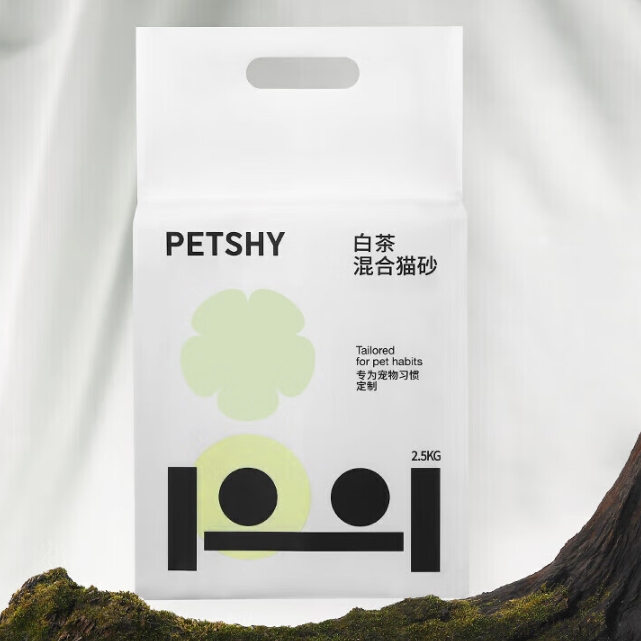 petshy 百宠千爱 白茶混合型猫砂1.5mm 10kg 54元包邮（需拼购）