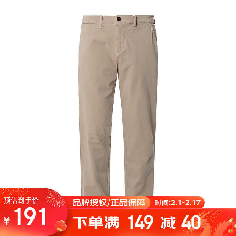 Timberland 男裤休闲裤运动户外时尚宽松棉质直筒弹力长裤子A2DEF 269 40 191元（