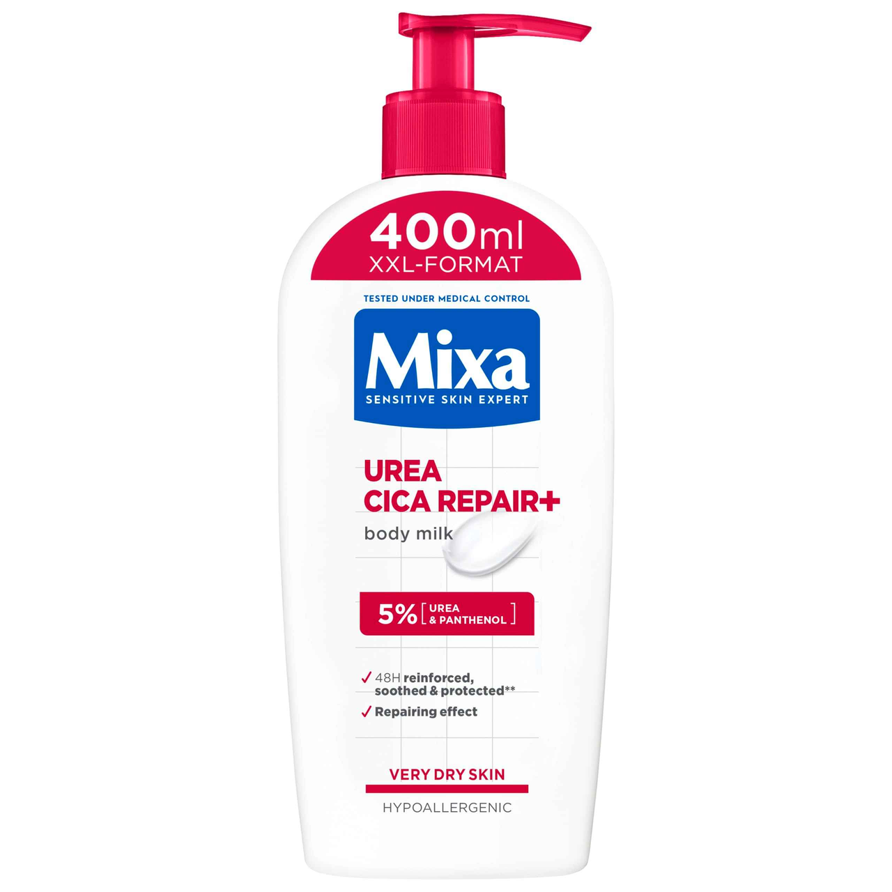 【含税直邮】Mixa Urea Cica 身体乳 400ml 到手价￥50.91