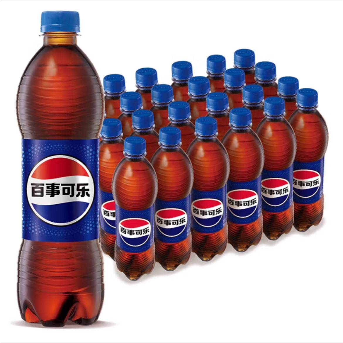 百事可乐 碳酸饮料 500ml*24瓶 49.9元（需领券）