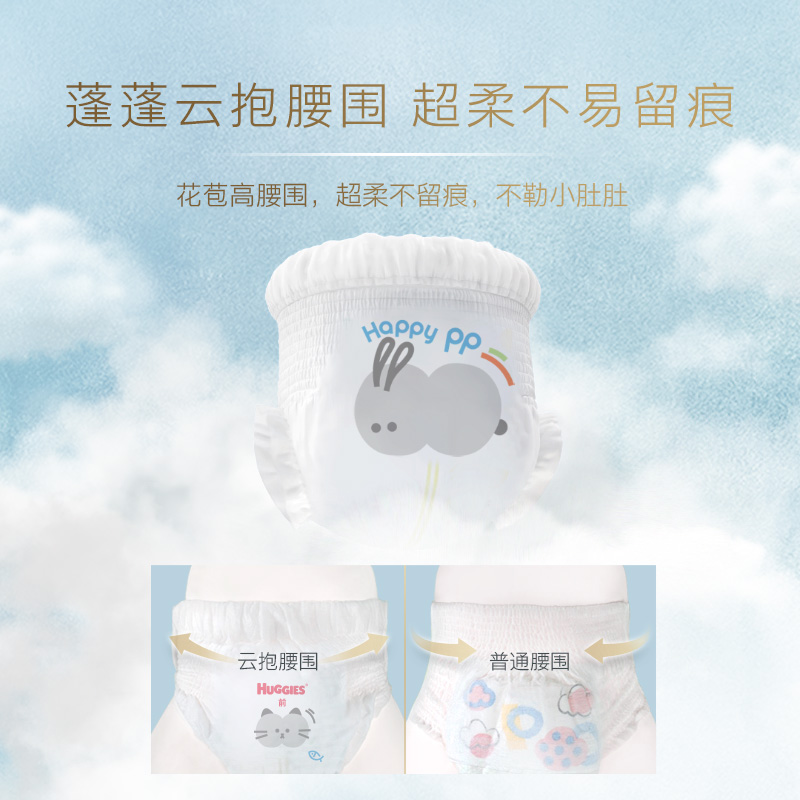 HUGGIES 好奇 屁屁面膜 纸尿裤成长裤 4片S尺码 4.94元（需用券，需凑单）