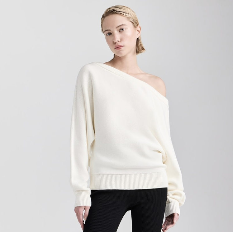 Helmut Lang Dolman 露肩毛衣 4折 $180（约1265元）