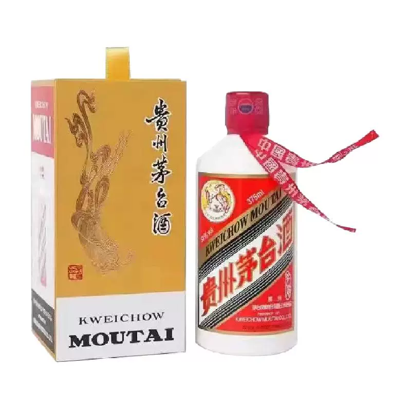 MOUTAI 茅台 飞天 53度酱香型白酒375ml 单瓶装巽风版 ￥1444.5