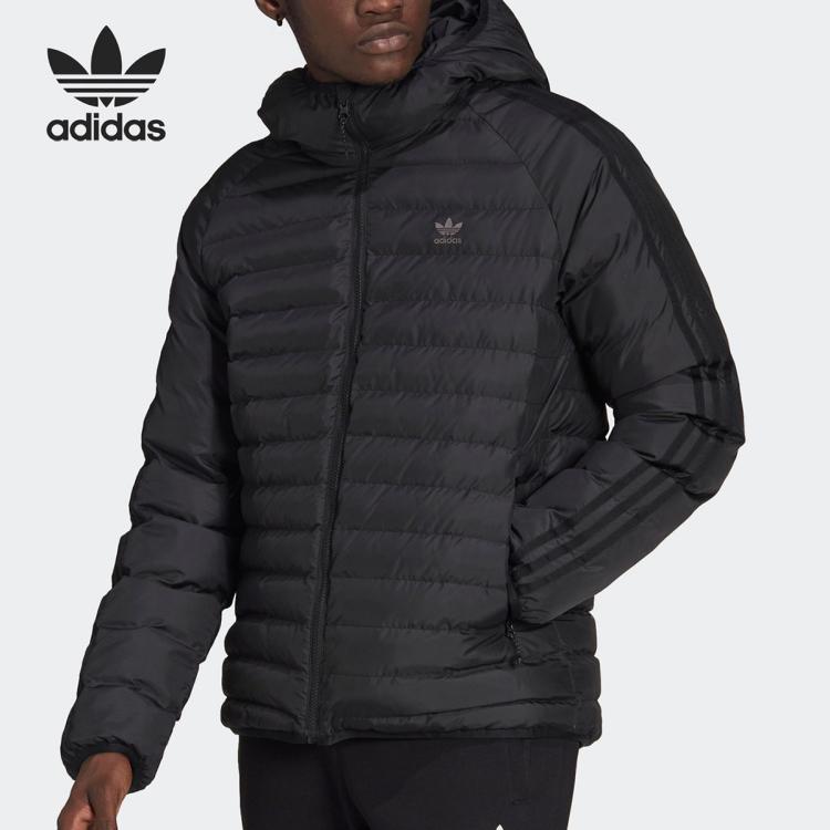 adidas ORIGINALS 男士连帽棉服夹克 399元