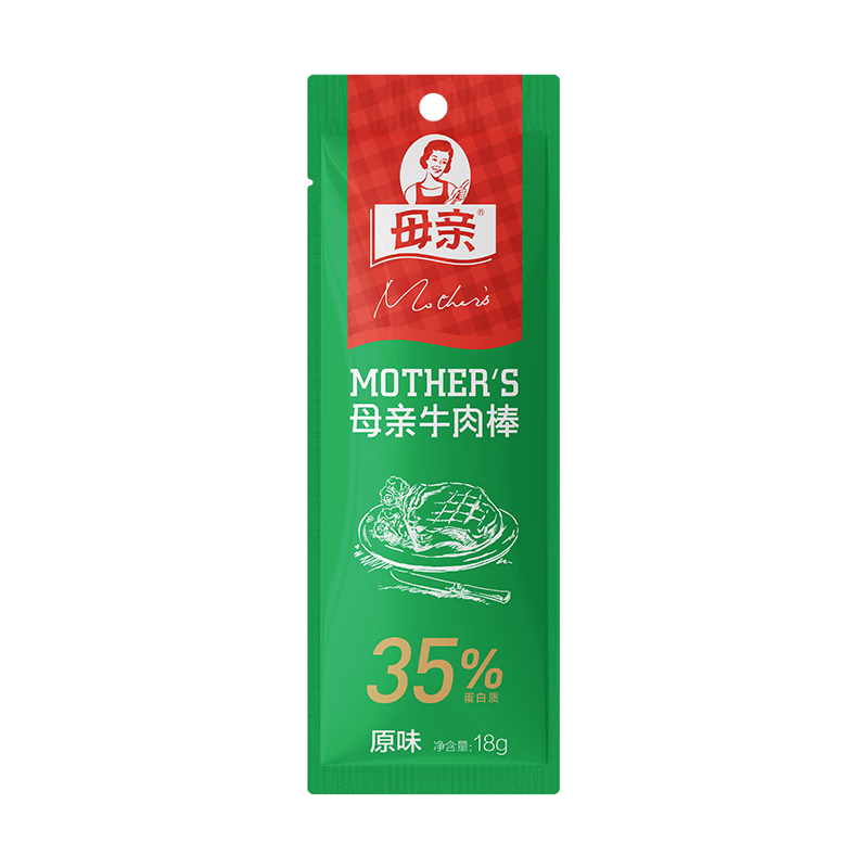 plus会员:母亲 牛肉干 韩式烧烤味 13.8g＊20件 39.4元包邮（合1.97元/件）