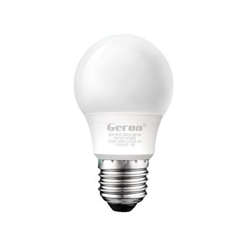 GERUN 格润莱特 E27螺口LED灯泡 5W 白光 一只装 2.9元（需用券）