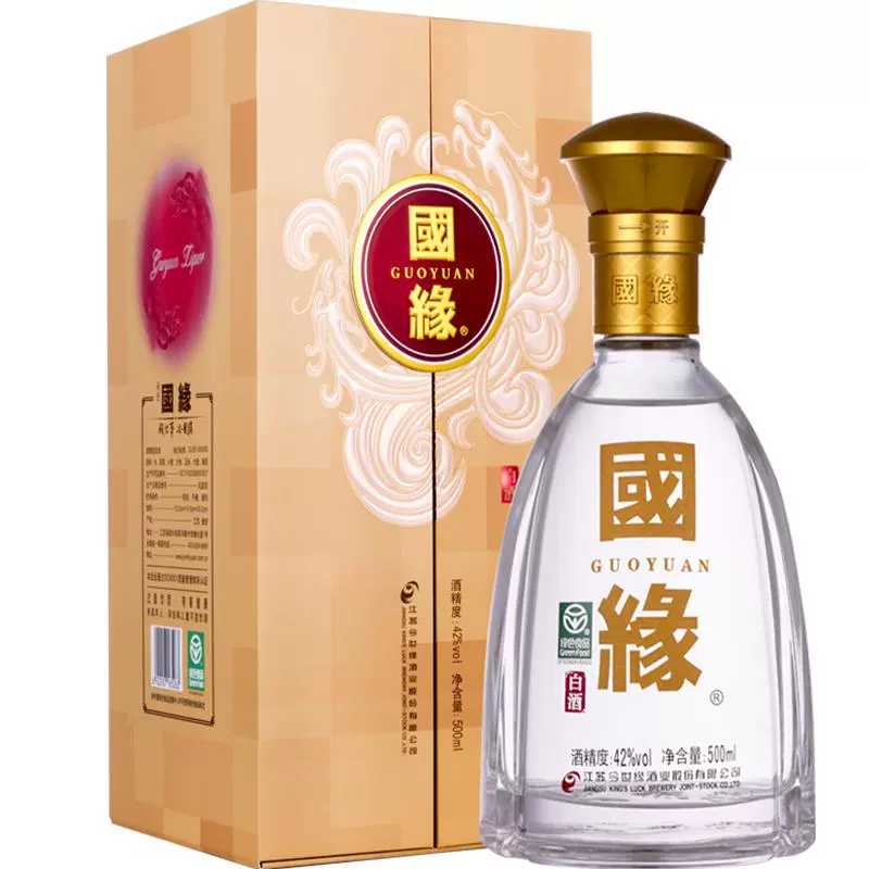 今世缘 国缘对开500ml 42%vol 柔雅型白酒 ￥244.41