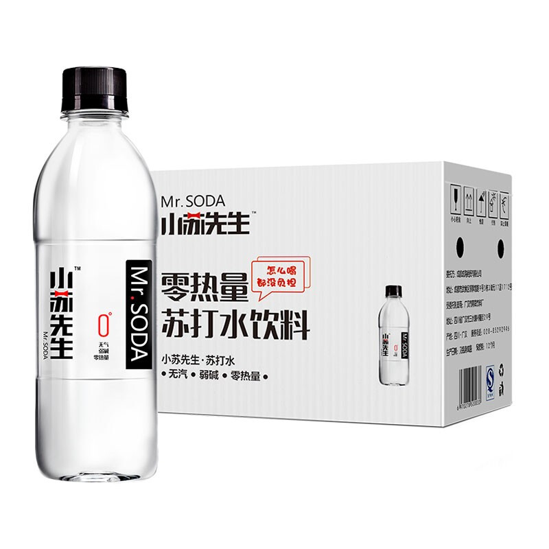 小苏先生 Mr. Su 小苏先生 原味苏打水无糖360ml*24瓶 34.2元