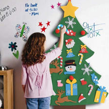 彩虹房子 DIY毛毡圣诞树平面挂板款 19.8元（需用券）