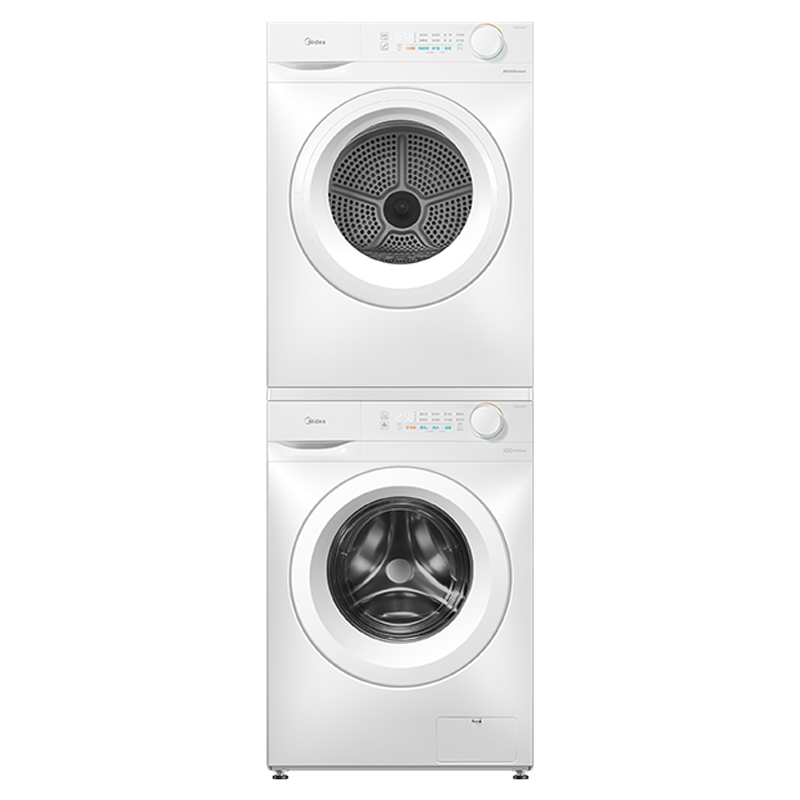 PLUS会员：Midea 美的 MG100V11F+MH100V11F 洗烘套装 10KG 3462.6元包邮（安装成功送88