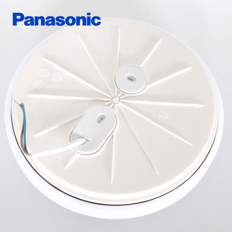 Panasonic 松下 LED吸顶灯防水浴室灯IP64防水卫生间灯阳台灯过道玄关圆形灯具 