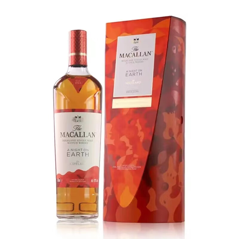 MACALLAN 麦卡伦 焕新 地球之夜 单一麦芽 苏格兰威士忌 700ml 单瓶装 720元包邮