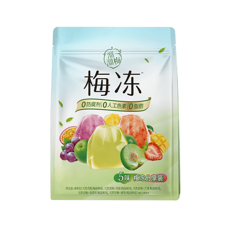 LIUM 溜溜梅 梅冻 6口味 400g 12.28元（需买5件，需用券）