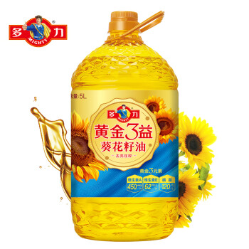 MIGHTY 多力 黄金三益 葵花籽油 5L ￥84.41