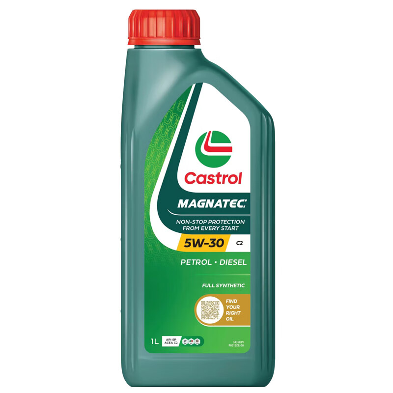 Castrol 嘉实多 全合成机油 磁护 5W-30 C2 SP 1L 新加坡 31.53元（需买6件，共189.16