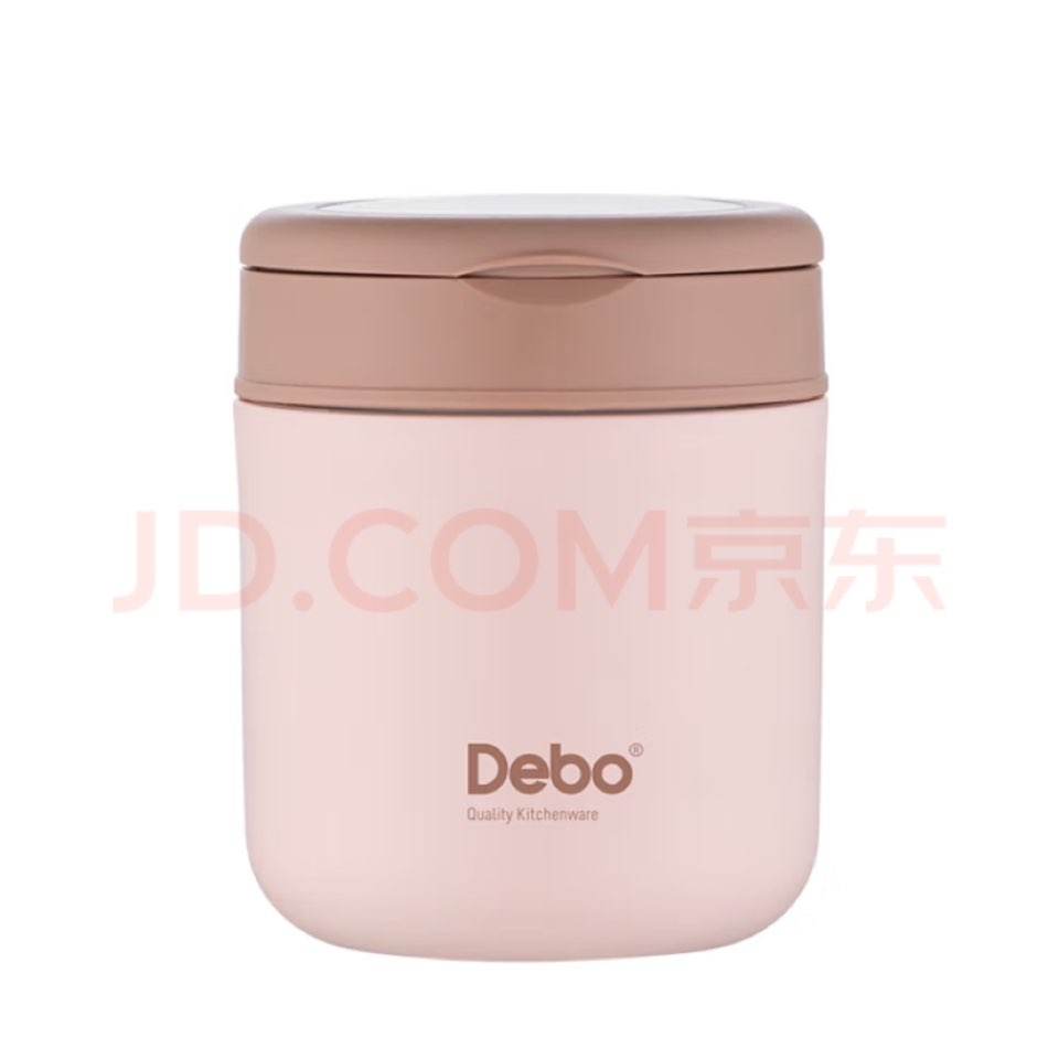 Debo 德铂便携早餐杯带盖汤罐1层430ml 25.45元（需领券）