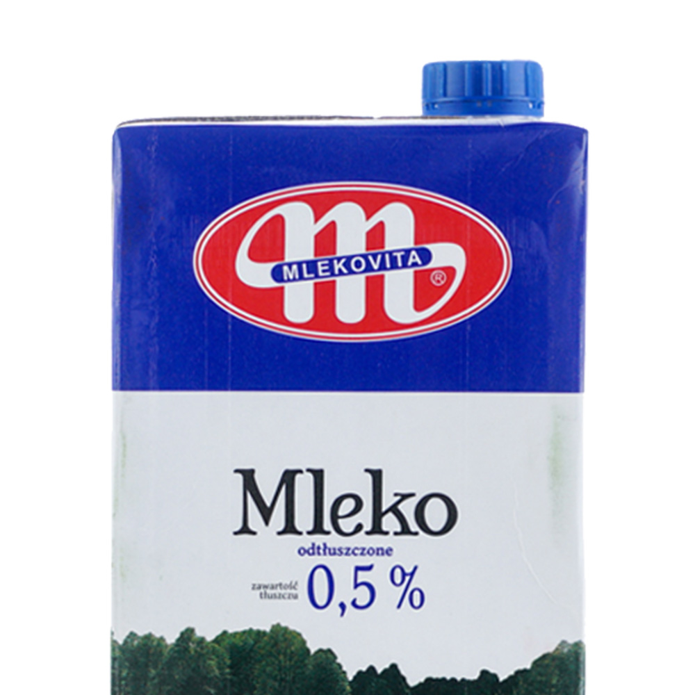 MLEKOVITA 妙可 原装进口脱脂纯牛奶1L*12盒整箱中老年牛奶波兰 69.98元（需买3