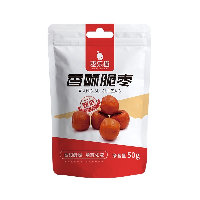 枣乐趣 无核香酥脆枣 50g*6包 7.9元包邮（需用券）