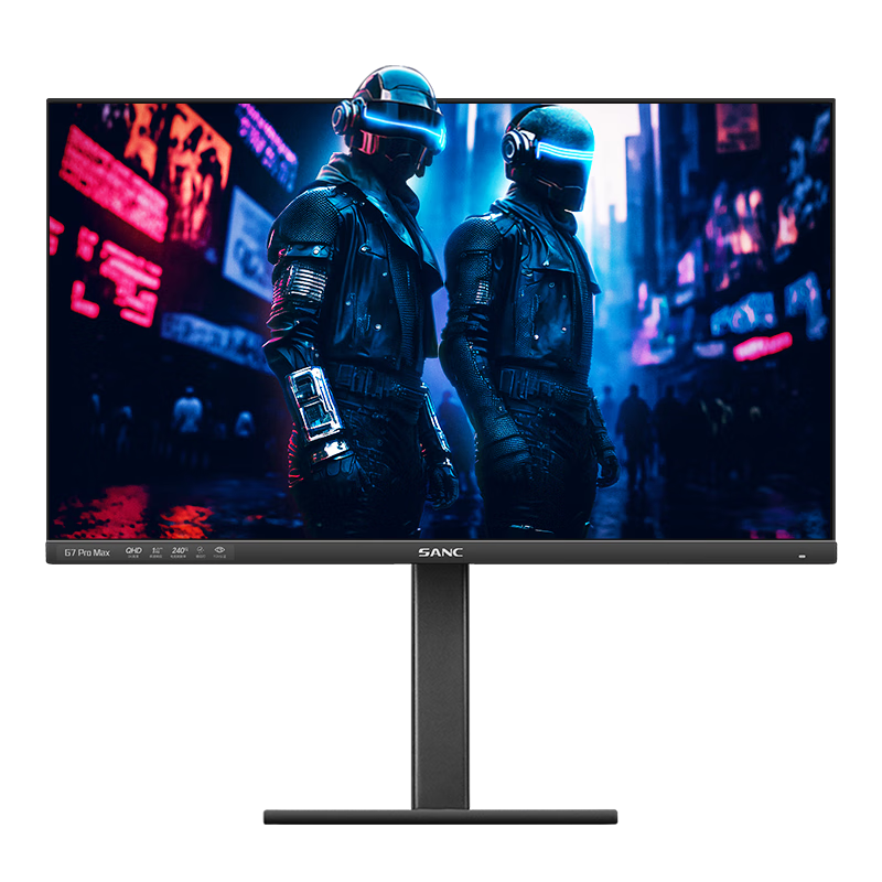 plus会员:SANC 27英寸 2K 240Hz Fast IPS快速液晶1ms响应 旋转升降 低蓝光 电竞游戏