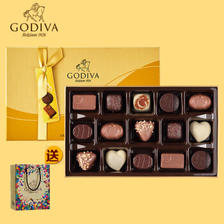 GODIVA 歌帝梵 金装巧克力礼盒 混合口味 163g 205.2元（需买2件，共410.4元）