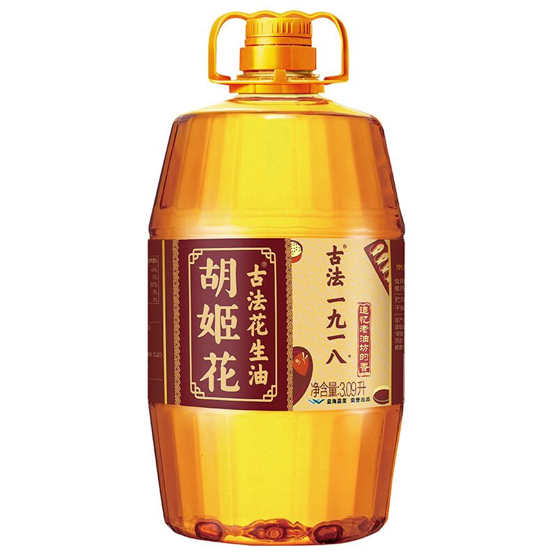 胡姬花 古法一九一八 花生油 1.8L 29.95元（需买2件，需用券）