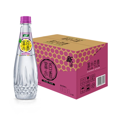 怡宝蜜水百香果饮料480ml×15瓶×2件 53.1元（需领券，合26.55元/件）返14元超市