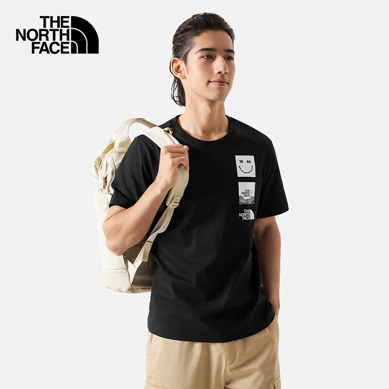 THE NORTH FACE 北面 TheNorthFace北面短袖T恤男情侣款户外透气休闲衣半袖夏季新8A