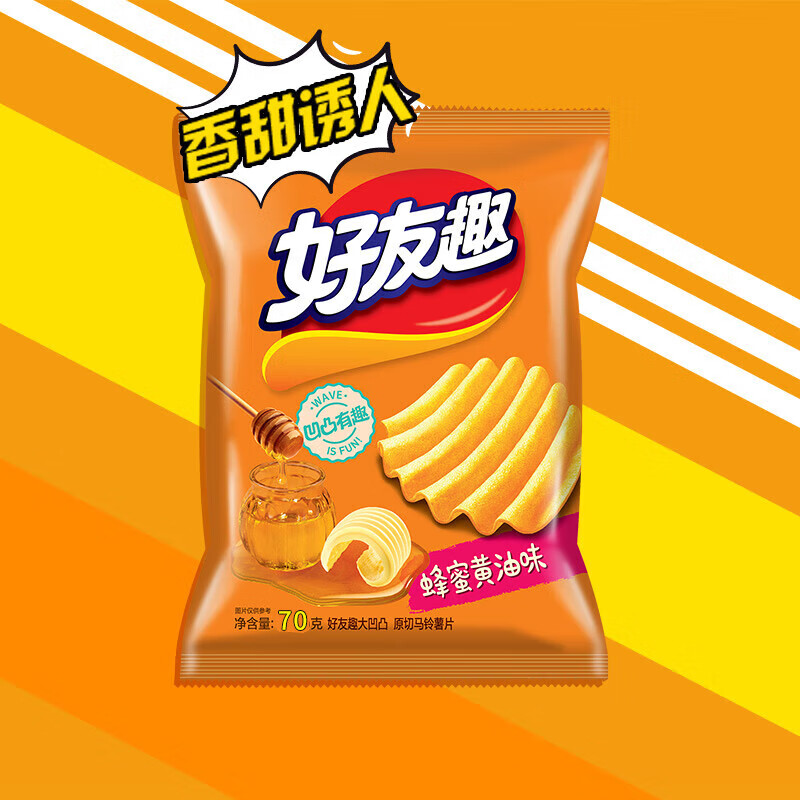 Orion 好丽友 好友趣 蜂蜜黄油味70g（任选5件） 3.77元（需买5件，需用券）