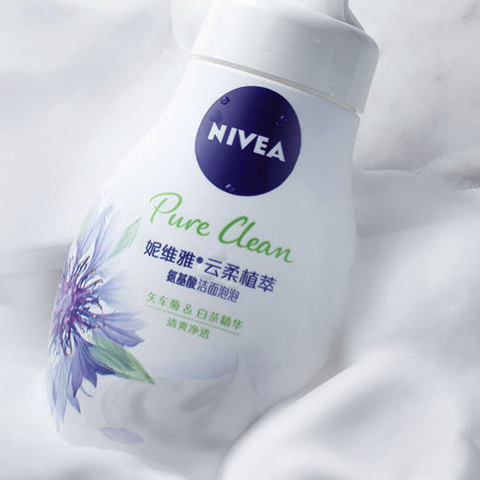 88VIP：NIVEA 妮维雅 清爽净透云柔植萃氨基酸洁面泡泡 180ml 12.98元（需买2件，