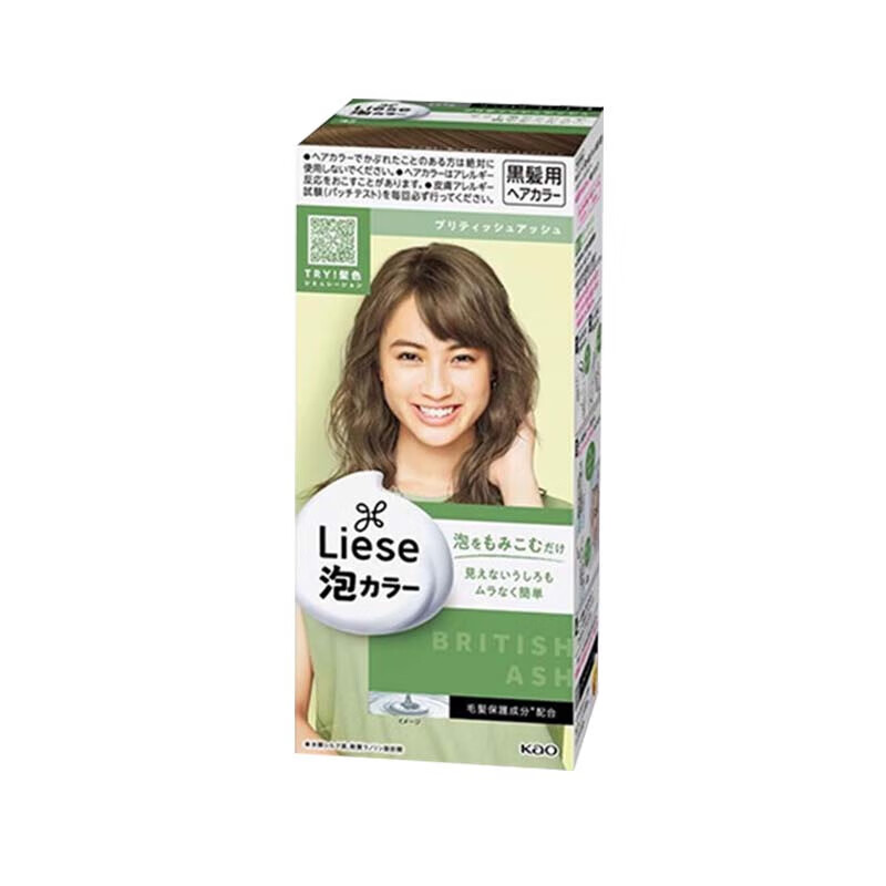 Kao 花王 liese prettia系列 泡沫染发剂 #英国灰咖棕 1盒 30.08元（需买3件，共90.2