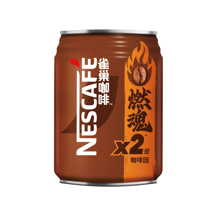 Nestlé 雀巢 黑燃魂咖啡浓咖啡因250ml 23.9元（需买3件，共71.7元）