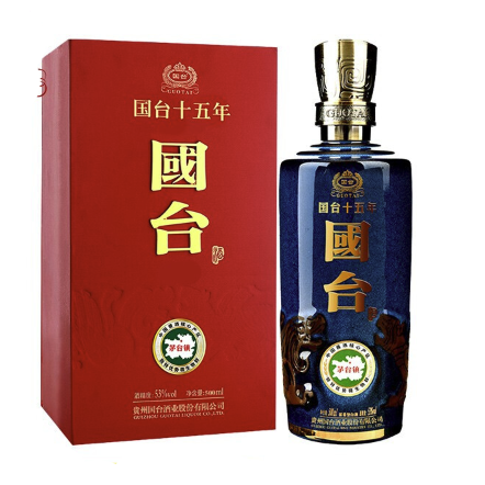 GUOTAI 国台 十五年 53%vol 酱香型白酒 500ml 单瓶装 641.51元（需用券）