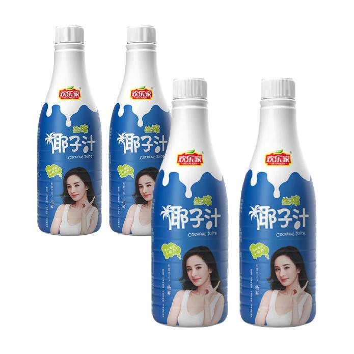 欢乐家 HUANLEJIA 椰子汁 大瓶装 1L*4瓶 25.9元（需用券）