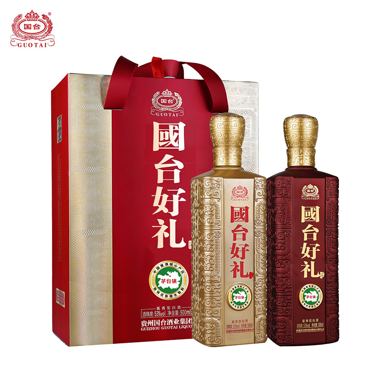 GUOTAI 国台 好礼酒 53%vol 酱香型白酒 500ml 457.26元